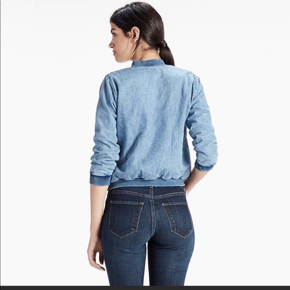 Lucky Brand denim bomber-medium - Picture 2 of 9